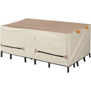Porch Shield Patio Table Cover - Waterproof Outdoor Dining Table and Chairs